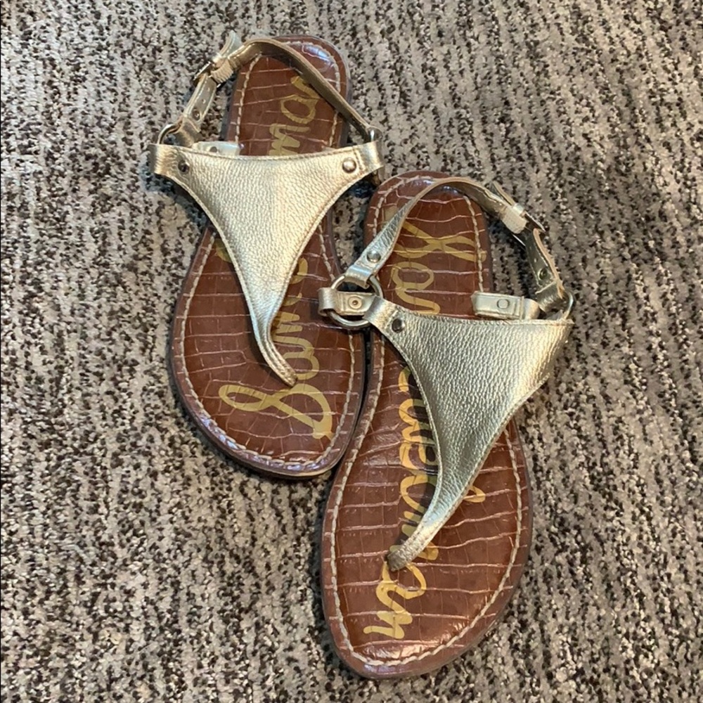 Sam Edelman Greta Sandal in Gold - sz 6